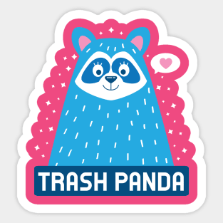 Cuddly Cute Trash Panda Sticker